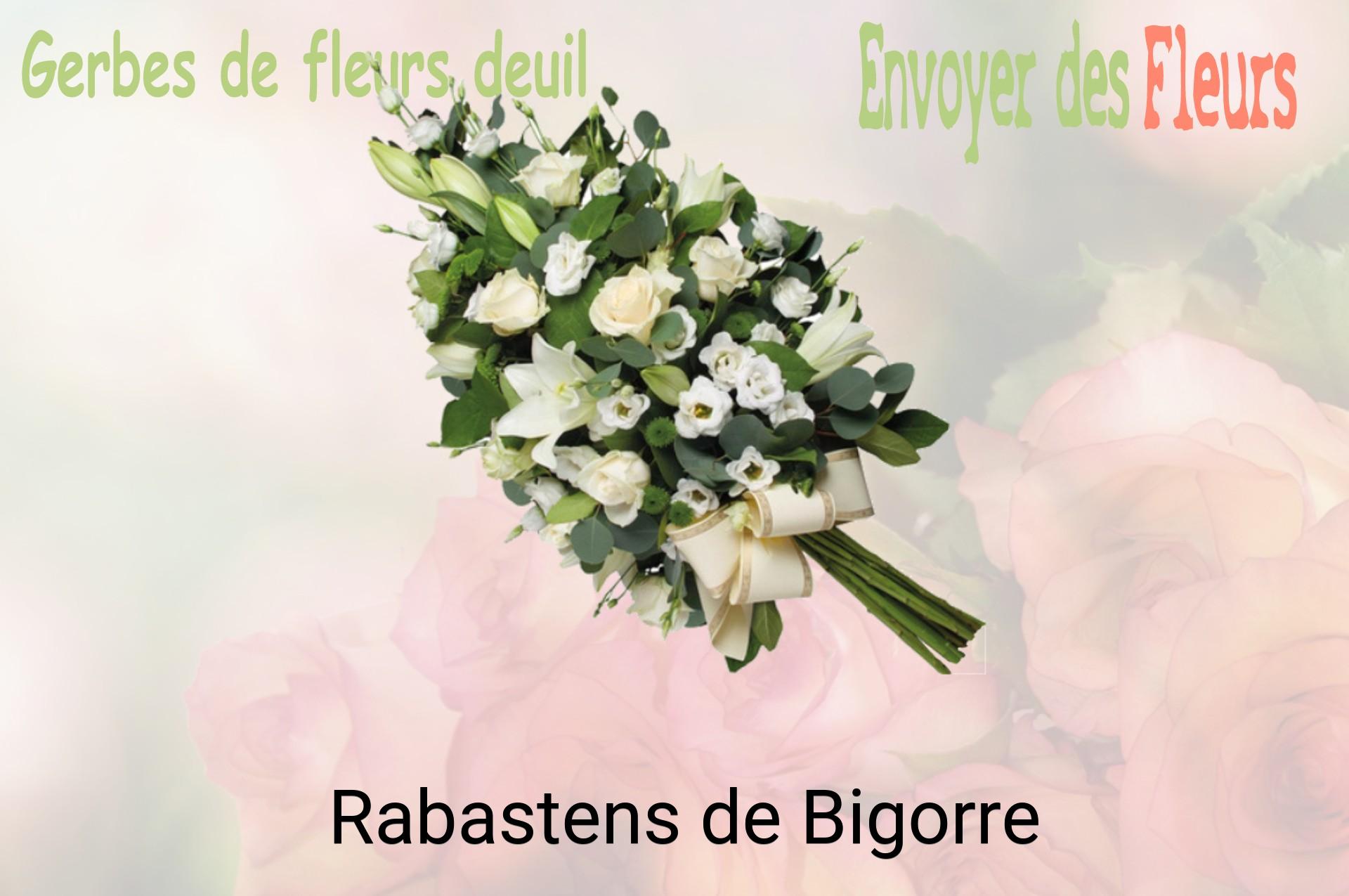 Gerbe de fleurs de deuil livrée à Rabastens-de-Bigorre